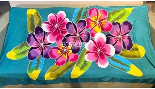 Wholesale Rayon Hand Painted Floral Design by Balinese Artisans